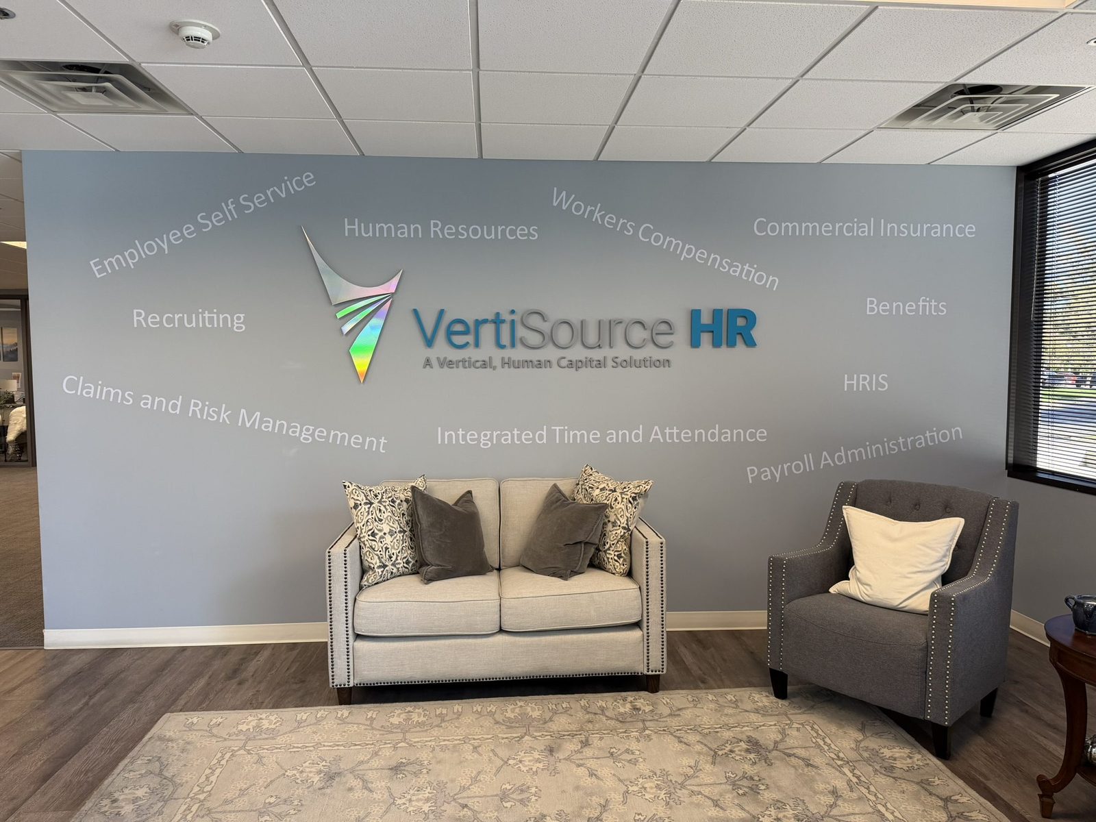 VertiSource HR Utah headquarters lobby