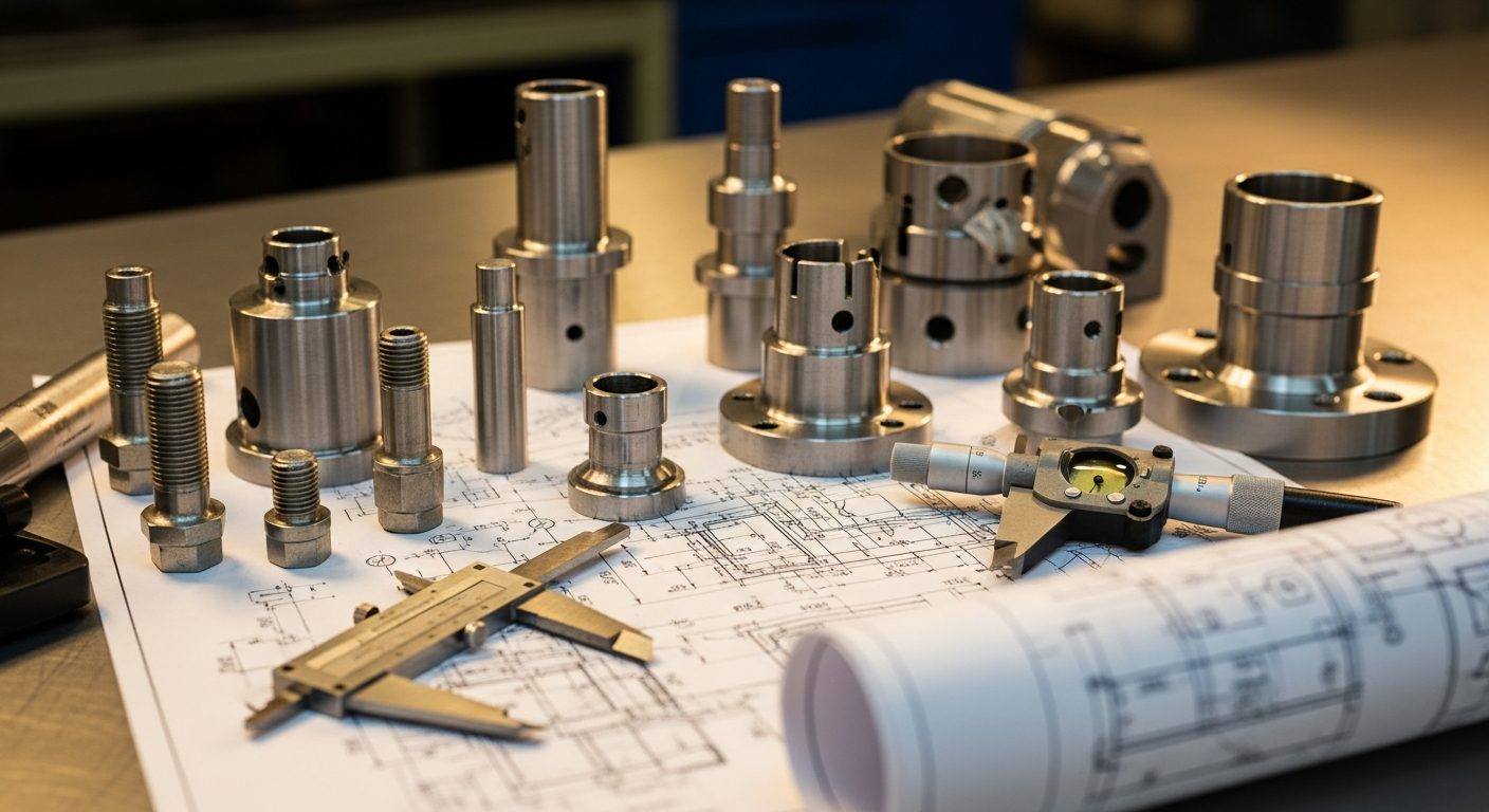 Manufacturing floor with production equipment